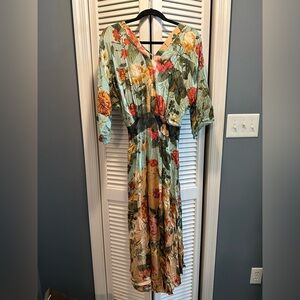 Farm Rio Floral Multicolor Maxi Dress